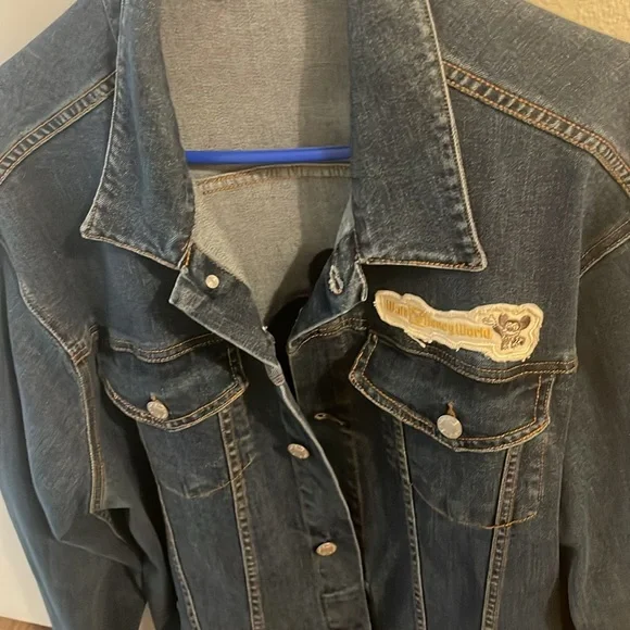 Denim Jacket with Mickey Mouse Design - Picture 2 of 5